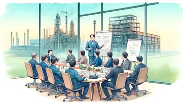 DALL·E 2024-06-02 12.04.34 - A watercolor illustration depicting a technical meeting of Ka