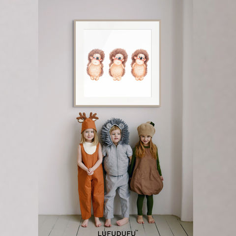 lufudufu hedgehogs for art prints for kids