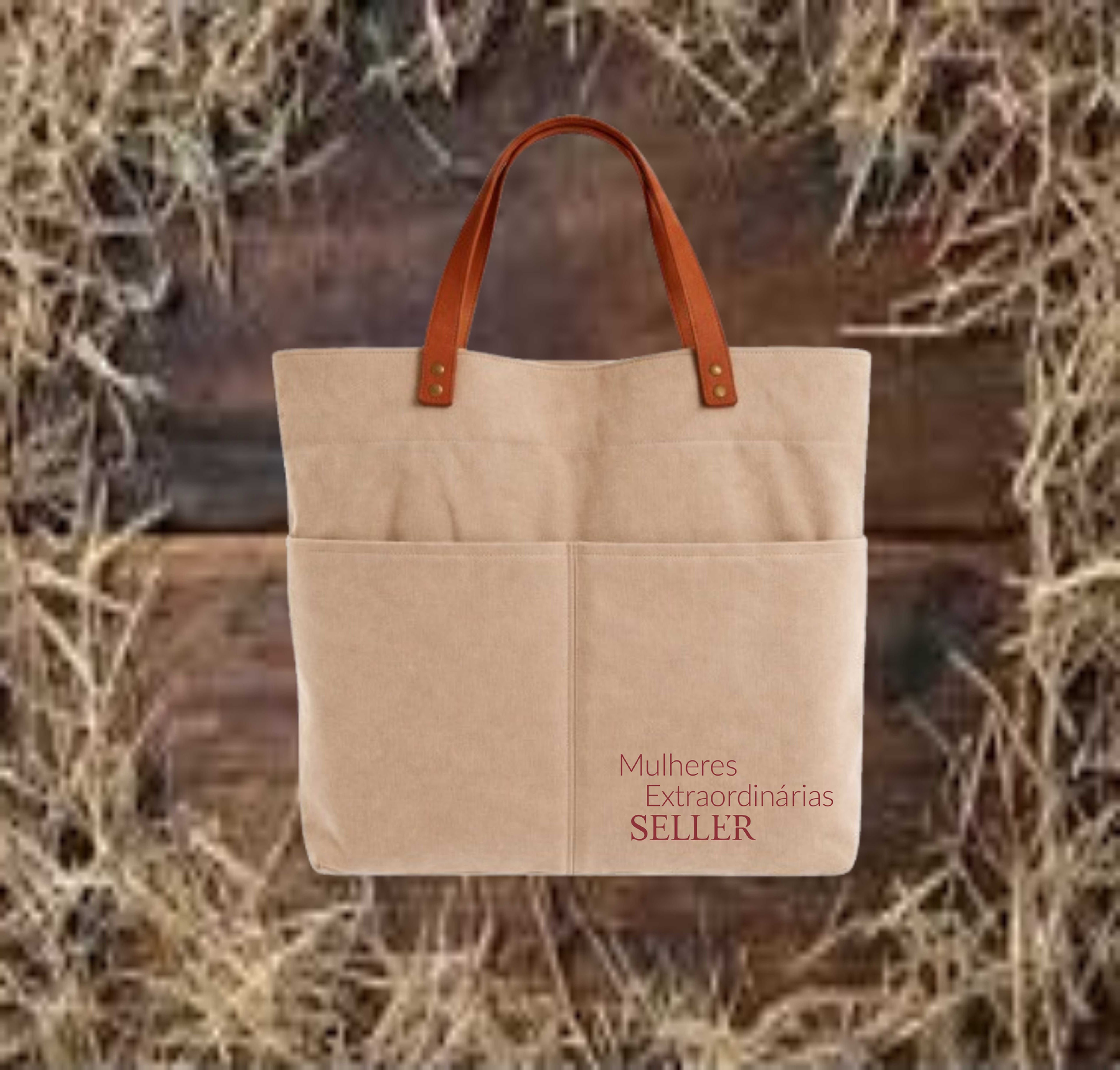 The SoHo Pocket Canvas Tote
