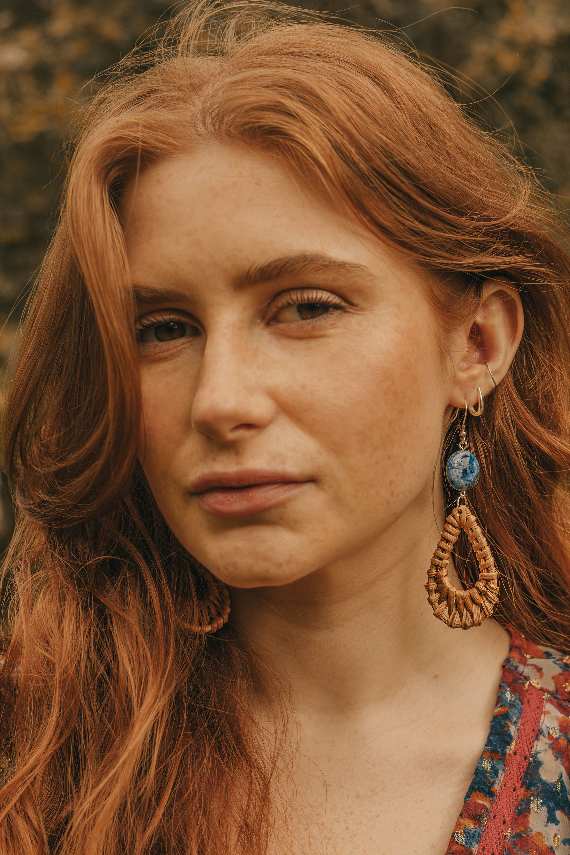 Lapis Lazuli Teardrop Rattan 925 Sterling Silver Statement Earrings