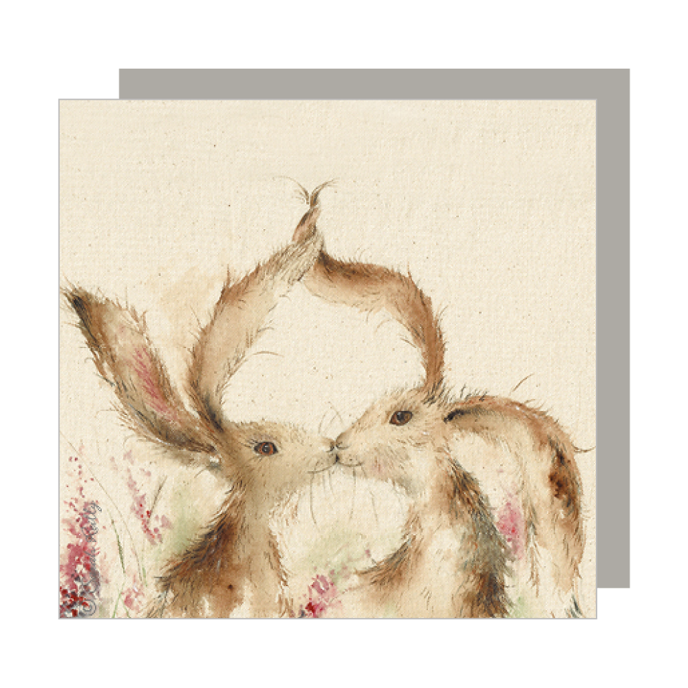 Thumbnail: Hugs & Kisses Greeting Cards Selection from Love Country by Sarah Reilly
