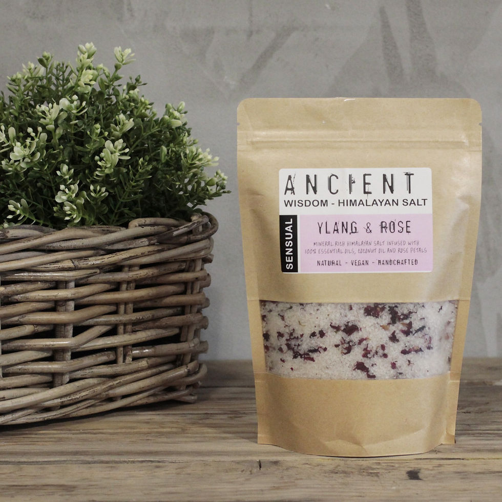 Thumbnail: Himalayan Bath Salt Blends by Ancient Wisdom - 500g - Made with Essential Oils