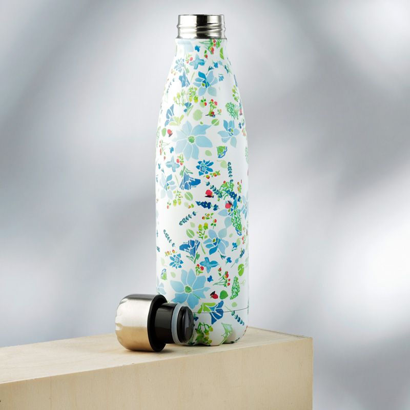 Thumbnail: Blue Lavender Garden Hot & Cold Drinks Bottle 500ml - Julie Dodsworth-Gift Boxed