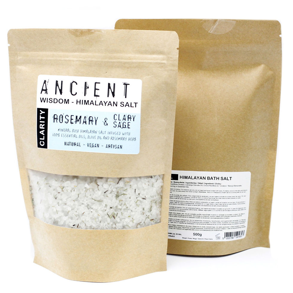 Thumbnail: Himalayan Bath Salt Blends by Ancient Wisdom - 500g - Made with Essential Oils
