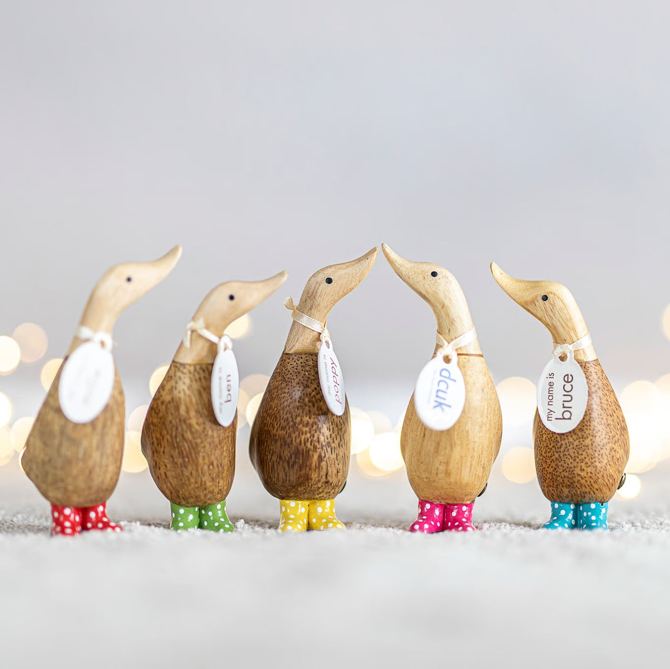 Spotty Boots Dinky Ducks in 5 Colours - Gift Boxed