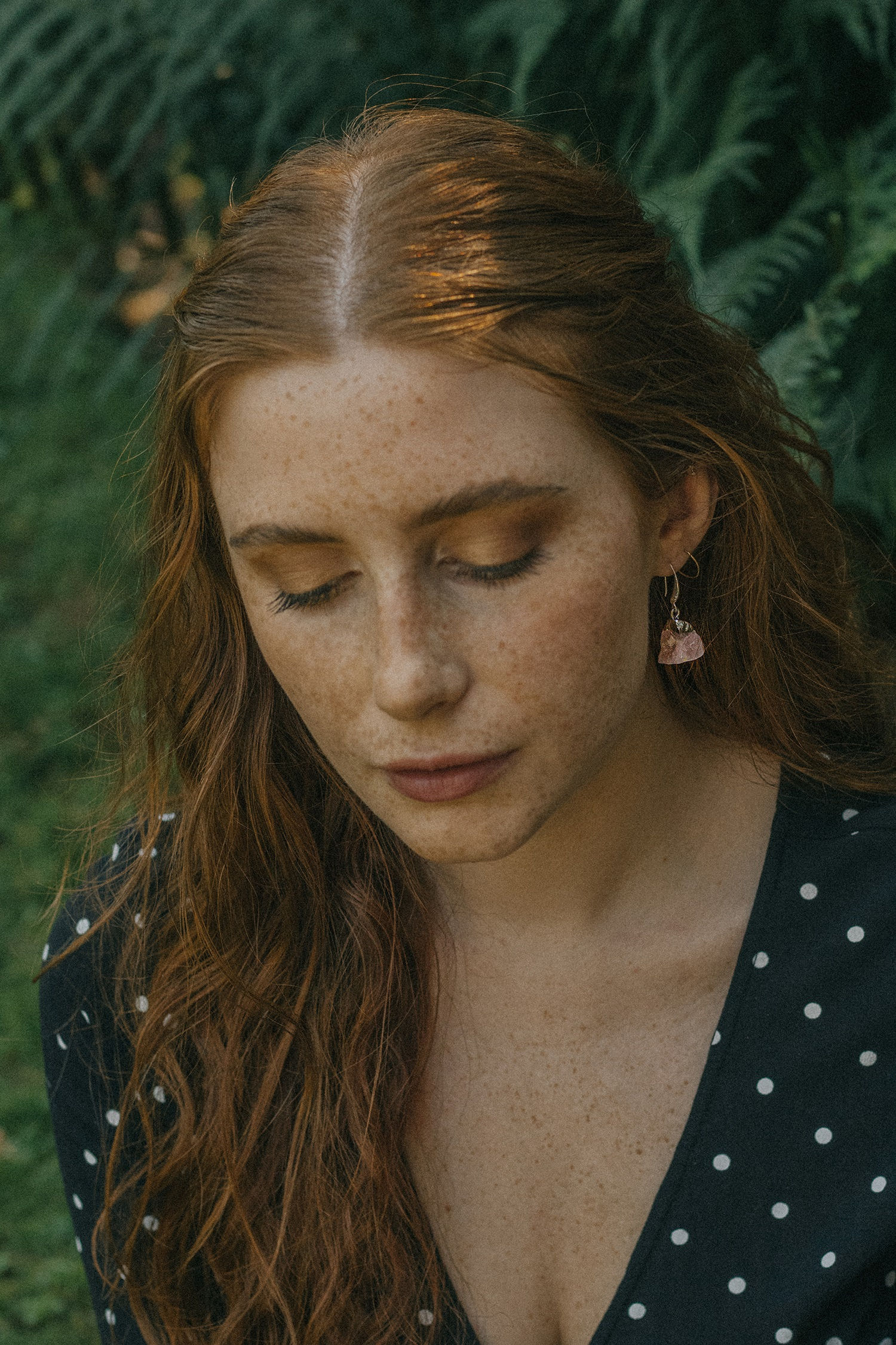 Raw Cut Rose Quartz Rock 925 Sterling Silver Earrings by Xander Kostroma