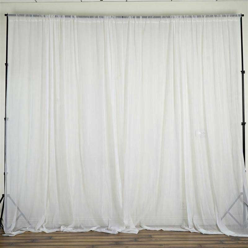 White Organza Sheers