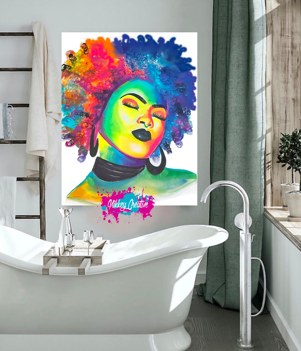 “QUEENDOM” CANVAS PRINT Nikkey Creative