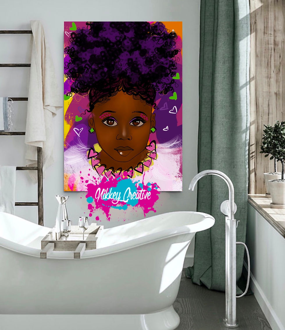 “BABY GURL” CANVAS PRINT