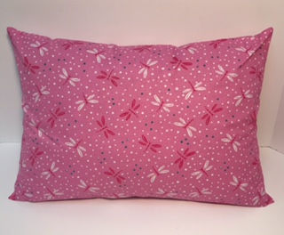 Pink Dragonfly Open Heart Recovery Pillow