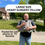 Thumbnail: Large Man holding a large pillow - showing how it fits around him comfortable.   This man is app. 250 lbs. and 5'7" tall