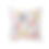 Thumbnail: Scandinavian Flowers Square Pillow