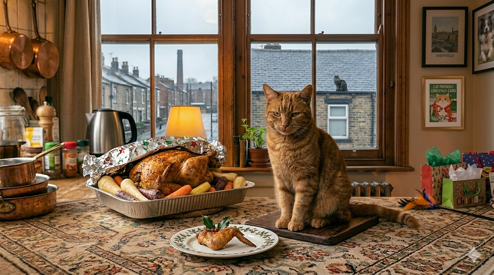 110 - Christmas Morning. The Chicken Was a Proper One. The Allocation Was Adequate.