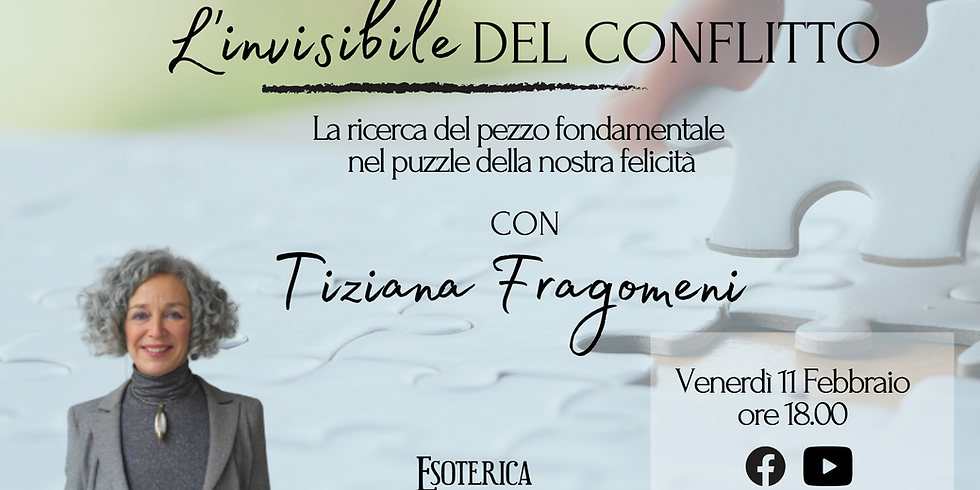 "L'invisibile del conflitto" in diretta con Tiziana Fragomeni