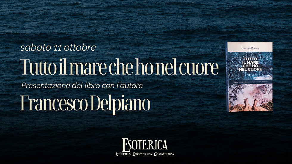 Presentazione del libro "Tutto il mare che ho nel cuore" con l'autore Francesco Delpiano