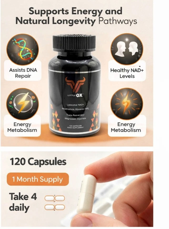 NAD+ complex high potency liposomal supplement healthy ageing UK