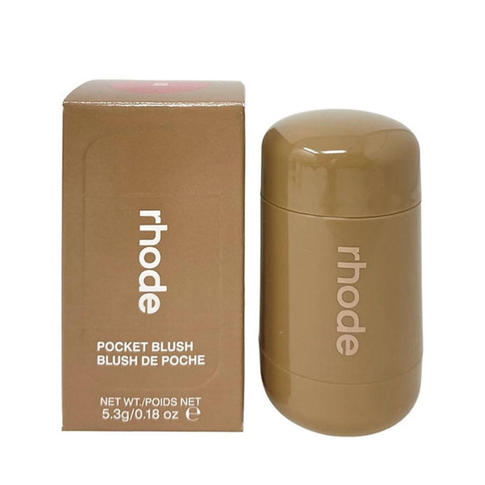 "Rhode Pocket Blush Spicy Marg 5.3g - Blush in crema idratante effetto naturale di Hailey Bieber."