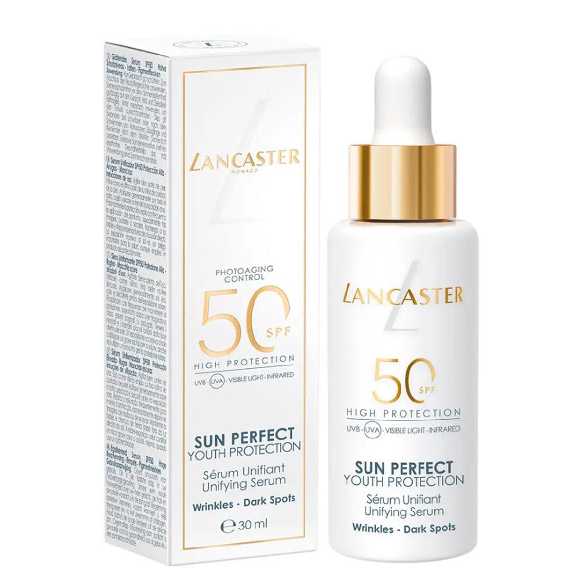 Lancaster Sun Perfect Youth Protection Unifying Serum Macchie scure Spf50 30ml