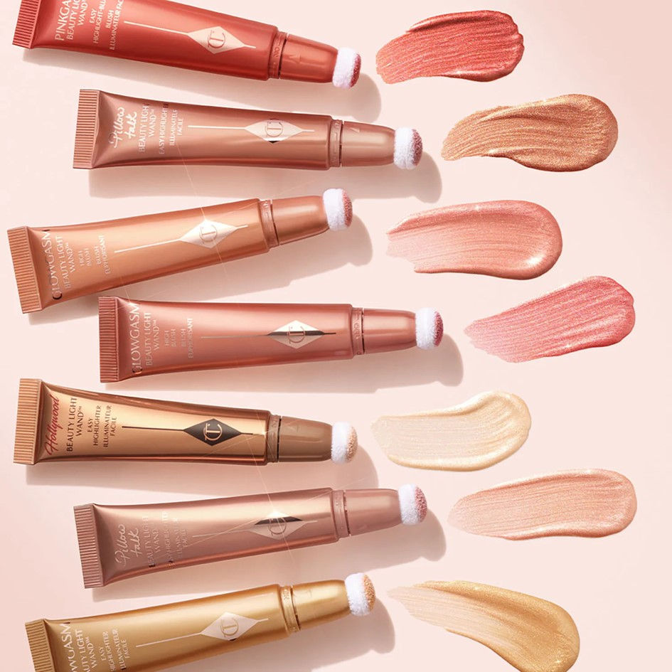 Miniatura: Charlotte Tilbury Light Wand Illuminating Blush / Highlighter Pillow Talk (12 ml
