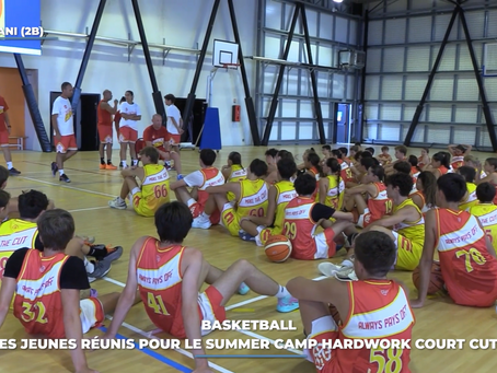 BASKETBALL : LE SUMMER CAMP HARDWORK COURT CUTS RÉUNIT LA JEUNESSE INSULAIR
