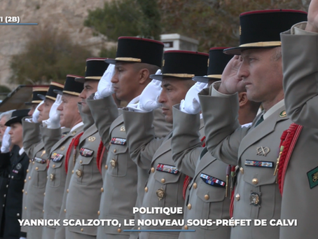 Politique : Yannick Scalzotto prend ses fonctions comme sous-préfet de Calvi