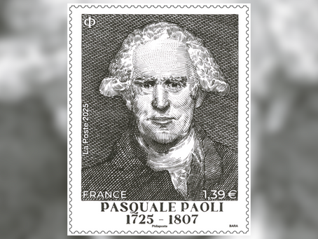UN TIMBRE COMMÉMORATIF POUR LES 300 ANS DE PASQUALE PAOLI