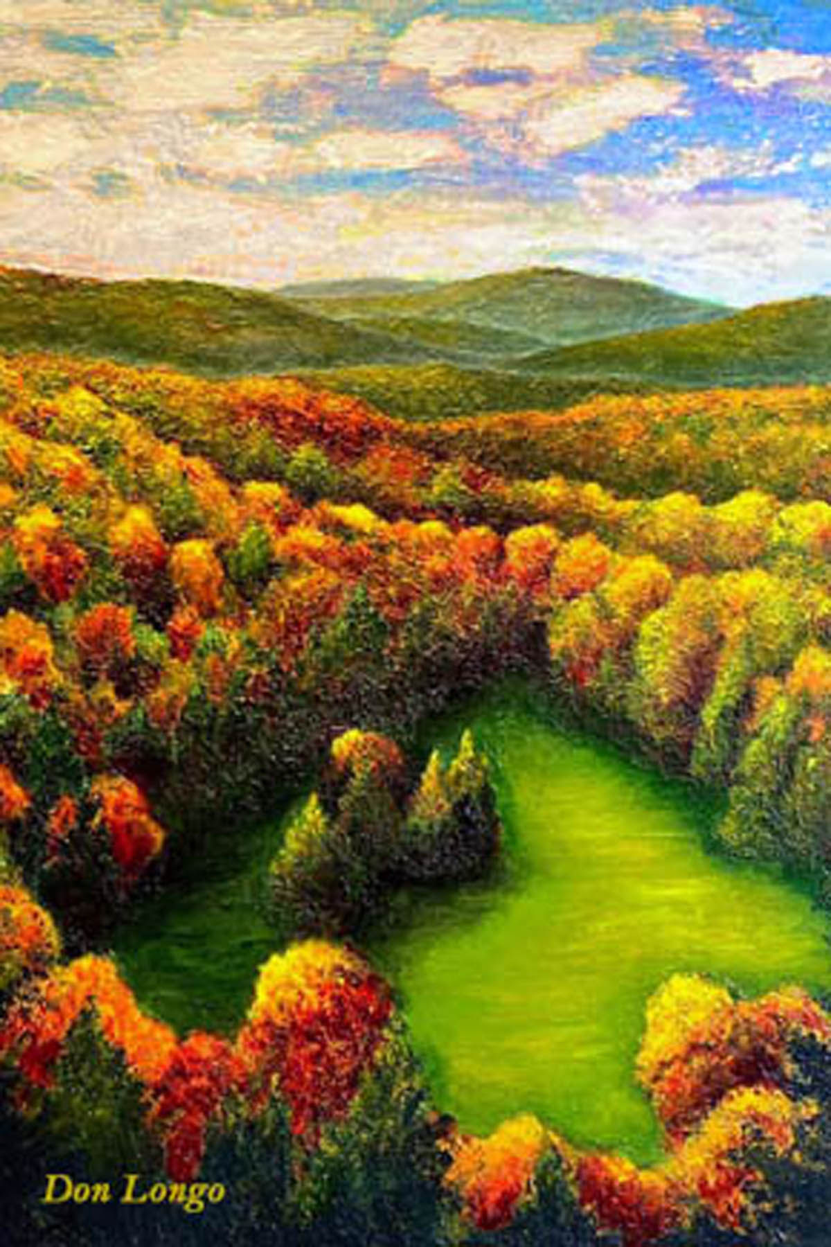 Mountain Glen - postcard