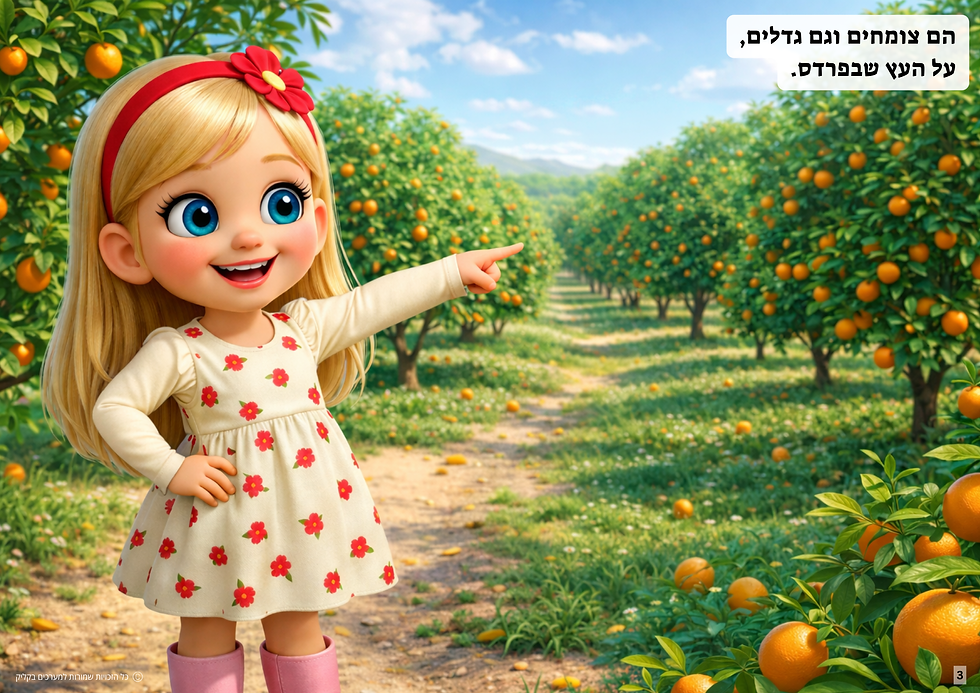 תמונה ממוזערת: סיפור - פרי הדר עסיסי וגם בריא  - מיועד לתפקוד נמוך