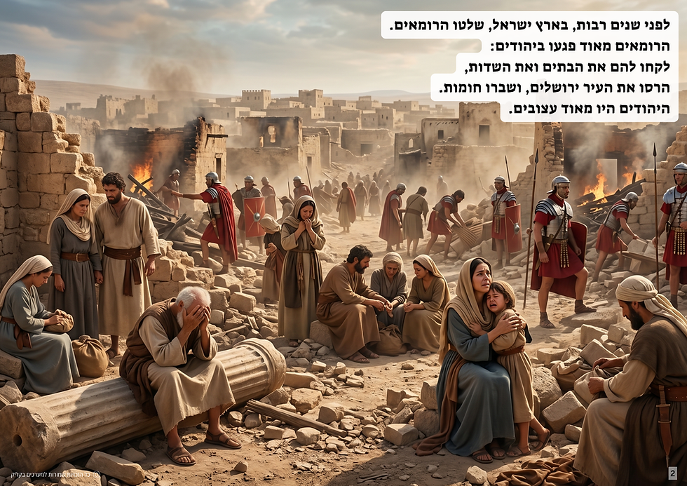 תמונה ממוזערת: סיפור - מרד בר כוכבא - תפקוד גבוה