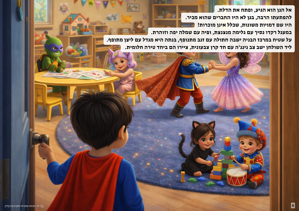 תמונה ממוזערת: סיפור - כולנו מתחפשים - מיועד לתפקוד גבוה