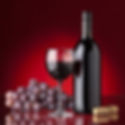 Botella de vino tinto