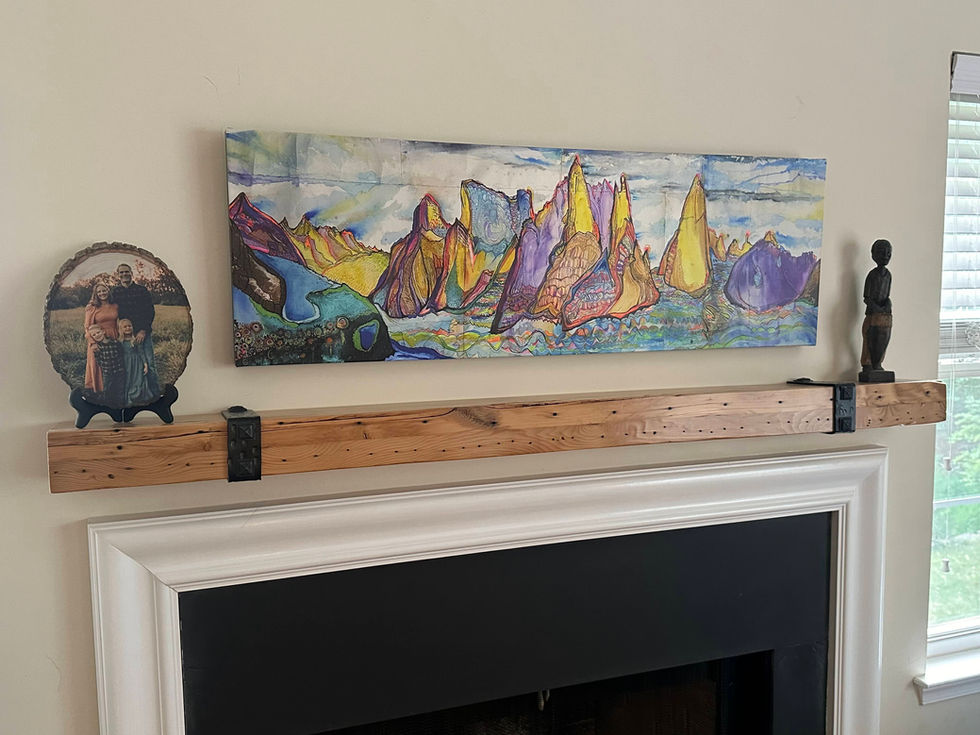 Custom Mantle, Bucks County PA Woodworking