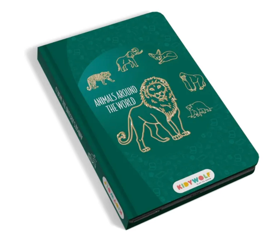 Mini tablette à dessiner 'Around the world' - Kidywolf