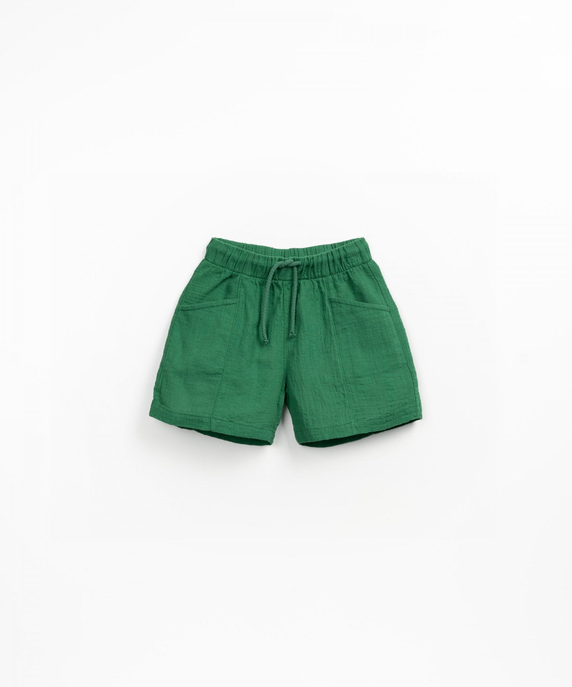 Short vert en maille avec taille à lacet - Play Up