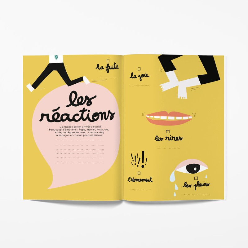 Miniature : Cahier de grossesse '9 mois à t'attendre' - Minus Editions