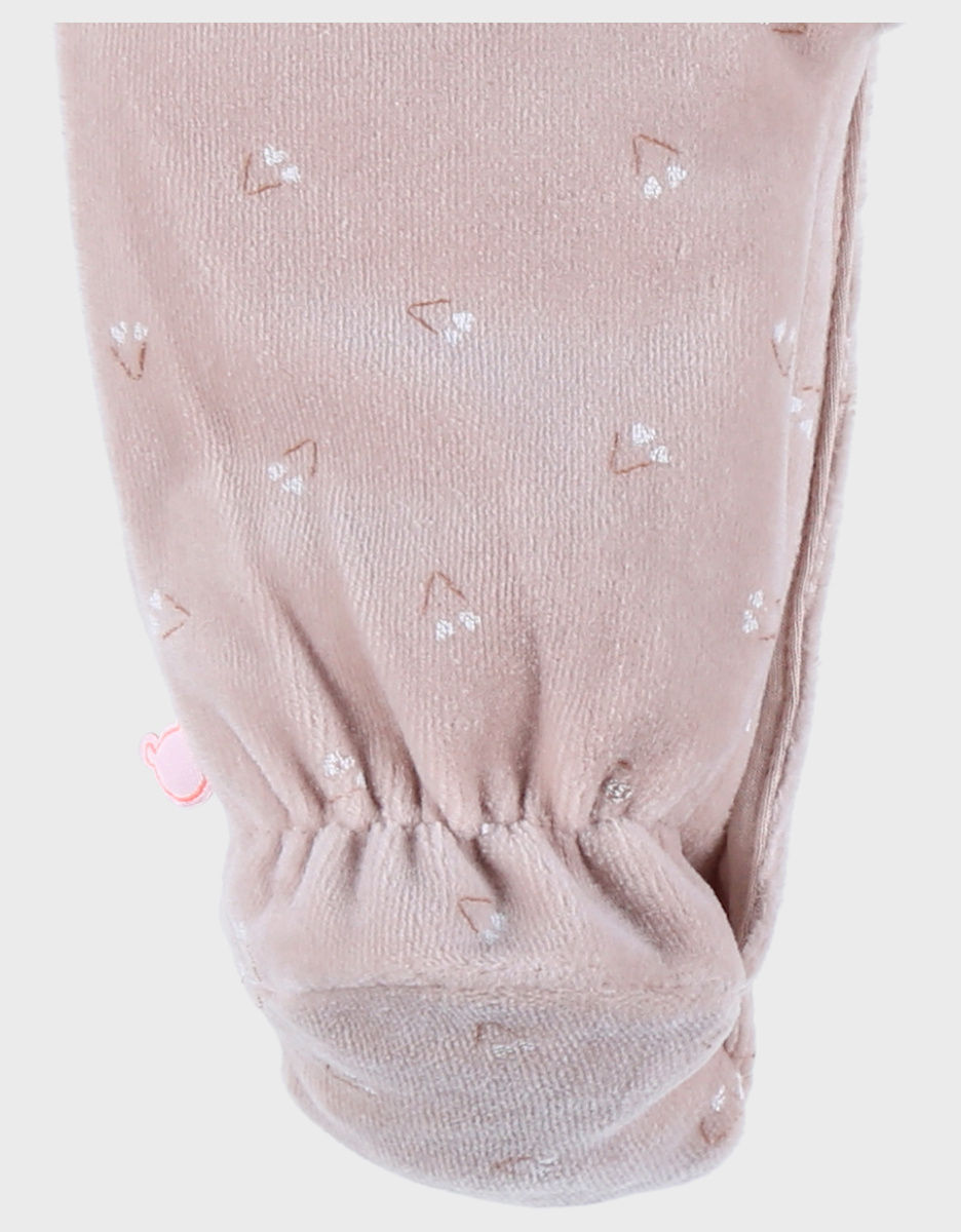 Miniature : Pyjama en velours cerises rose - Noukies