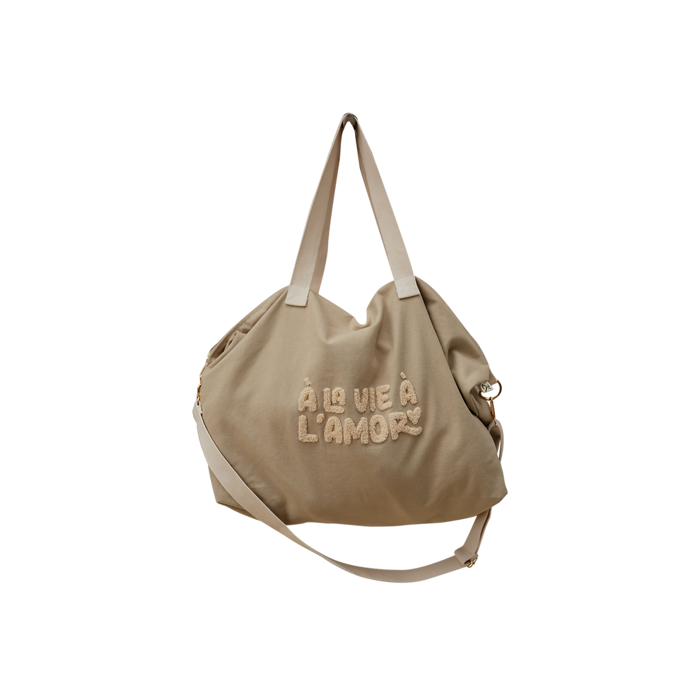 Sac cabas XL 'A la vie à l'amor' - Zakuw