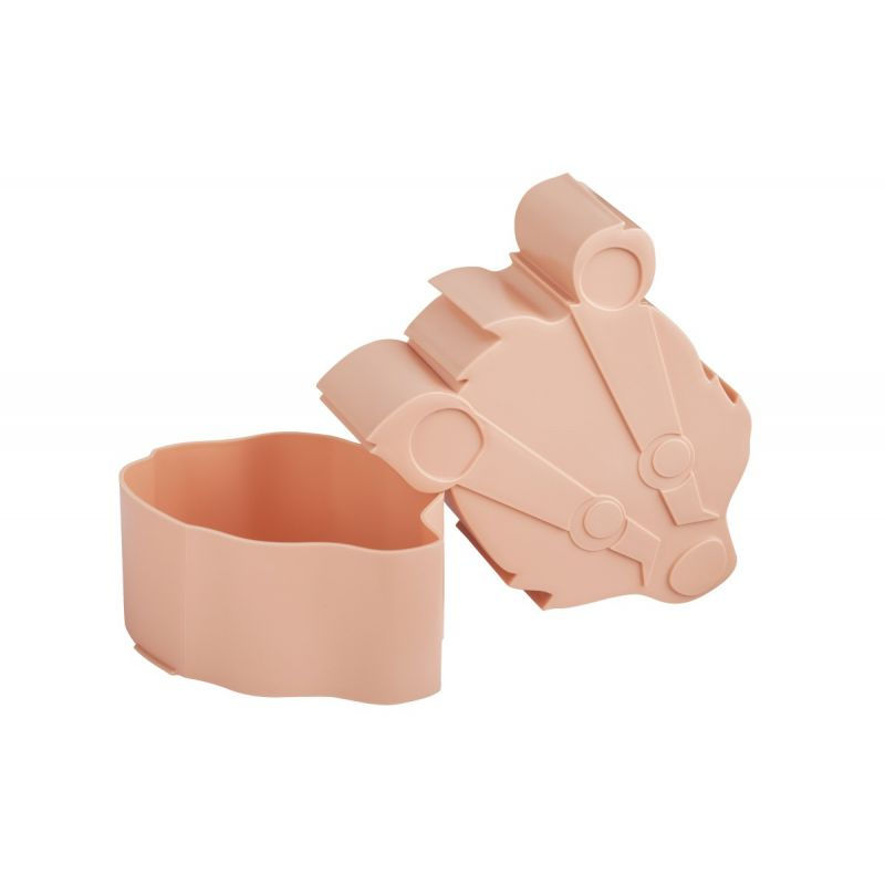 Boîte à goûter blaireau 'peach' - Blafre