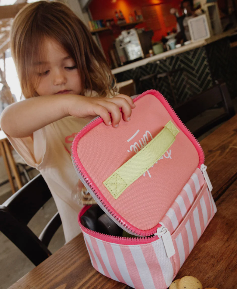 Miniature : Sac à repas 'pink stripes' - Hello Hossy