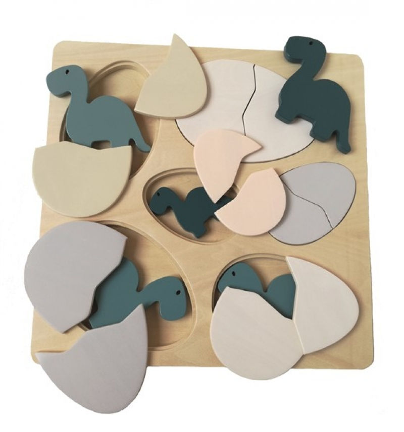Puzzle en bois 'dino' - Egmont Toys