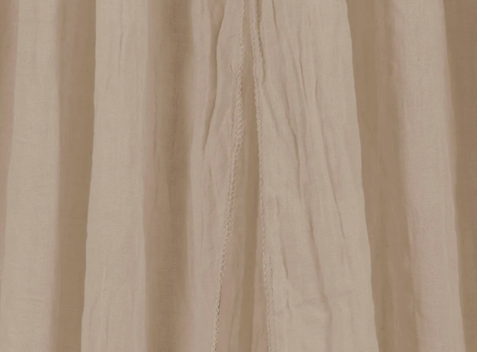 Miniature : Ciel de lit vintage 'Nougat' 245cm - Jollein
