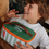 Miniature : Sac à repas 'green stripes' - Hello Hossy