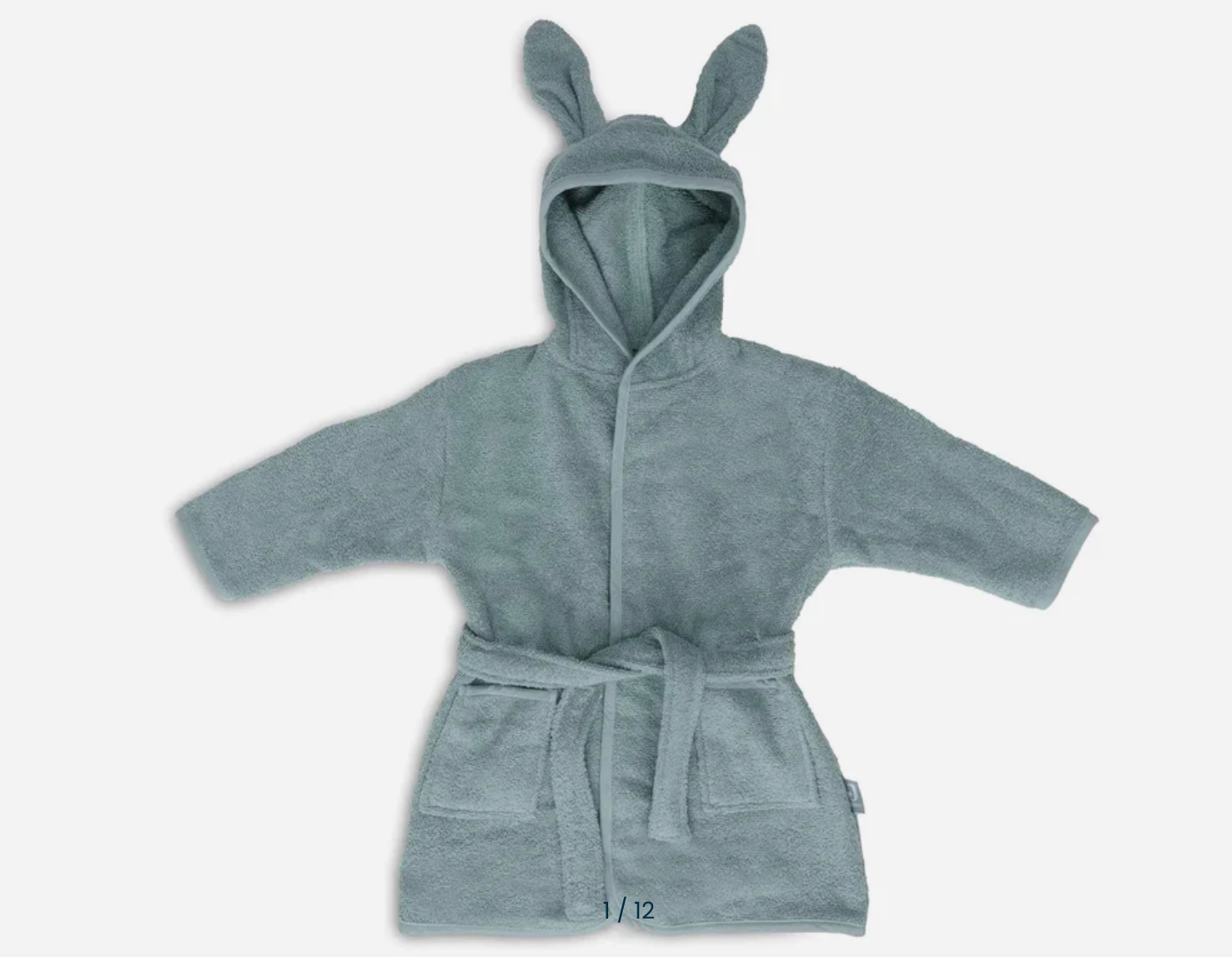 Peignoir éponge 'sea green' - Jollein