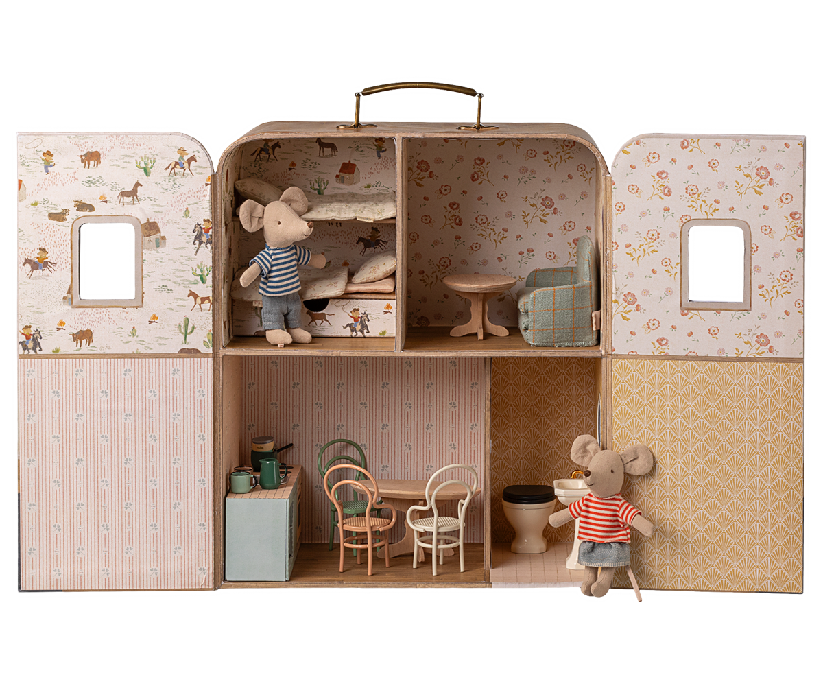 Maison SuitCasa, petite sœur et petit frère souris - Maileg