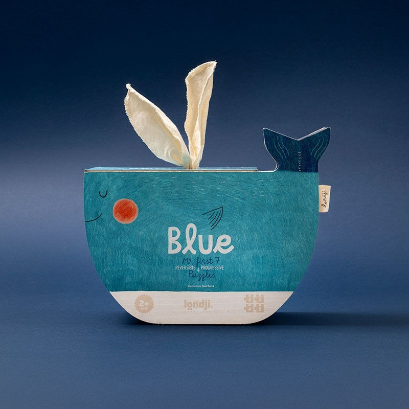 Puzzles 'blue' réversibles (7 puzzles) - Londji