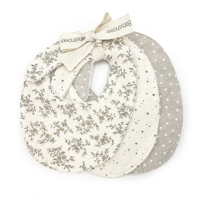 Set de 3 bavoirs 'Miley' - Babyshower