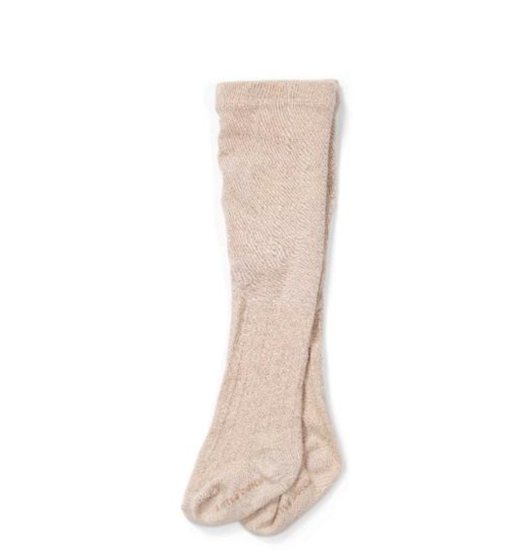 Collants 'sand' en coton bio - Little Dutch