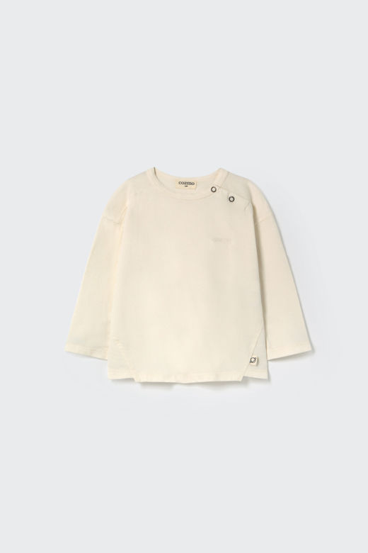 Blouse longues manches en coton bio - Cozmo
