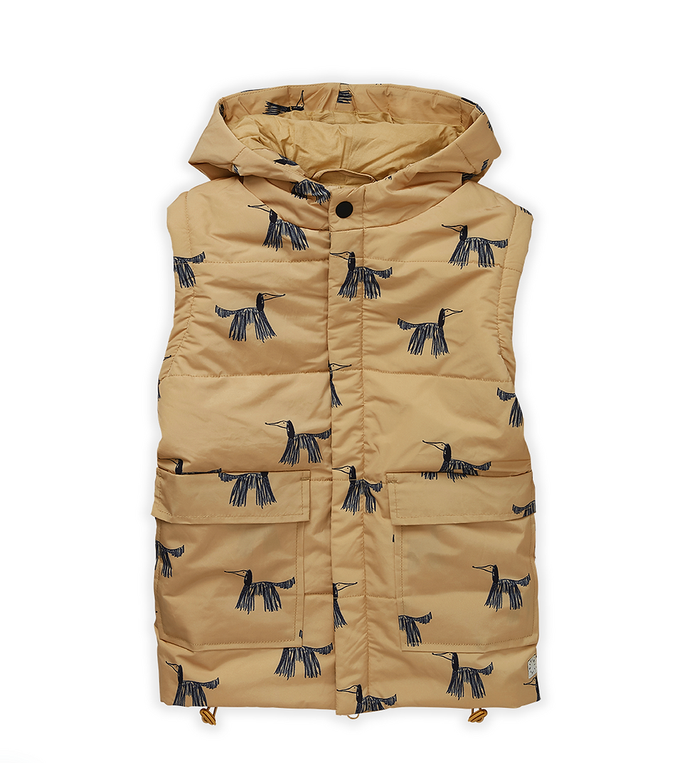 Miniature : Veste doudoune imprimée avec manches amovibles - Sproet & Sprout