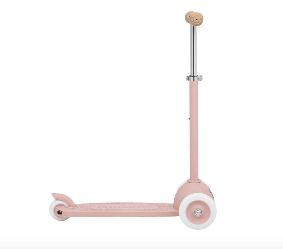 Miniature : Trottinette écologique 'rose poudré' - Banwood